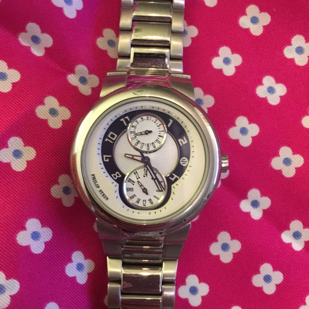 Philip Stein stainless steel watch